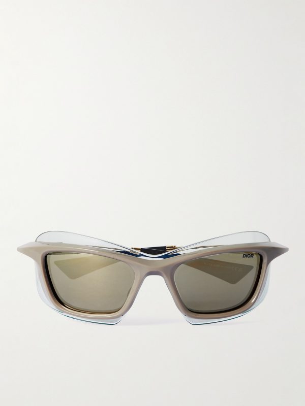 DiorXplorer S1U Acetate Wrap-Around Sunglasses DiorXplorer S1U Acetate Wrap-Around Sunglasses