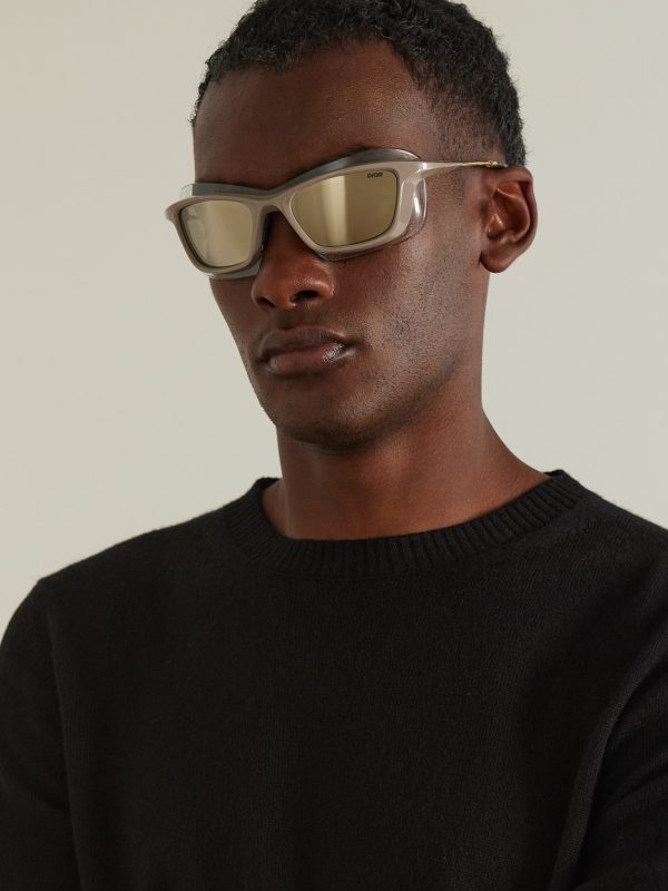 DiorXplorer S1U Acetate Wrap-Around Sunglasses - OU DiorXplorer S1U Acetate Wrap-Around Sunglasses - OU