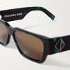 CD Diamond S5I D-Frame Tortoiseshell Acetate and Silver-Tone Sunglasses - CU CD Diamond S5I D-Frame Tortoiseshell Acetate and Silver-Tone Sunglasses - CU