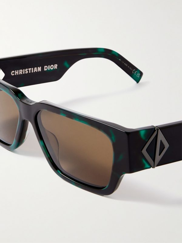 CD Diamond S5I D-Frame Tortoiseshell Acetate and Silver-Tone Sunglasses - CU CD Diamond S5I D-Frame Tortoiseshell Acetate and Silver-Tone Sunglasses - CU