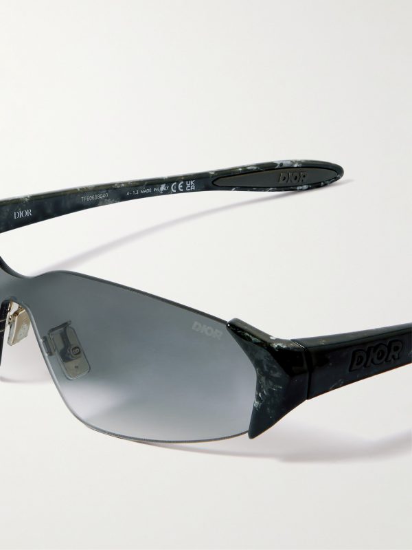 DiorBay M1U Aviator-Style Acetate Sunglasses - CU DiorBay M1U Aviator-Style Acetate Sunglasses - CU