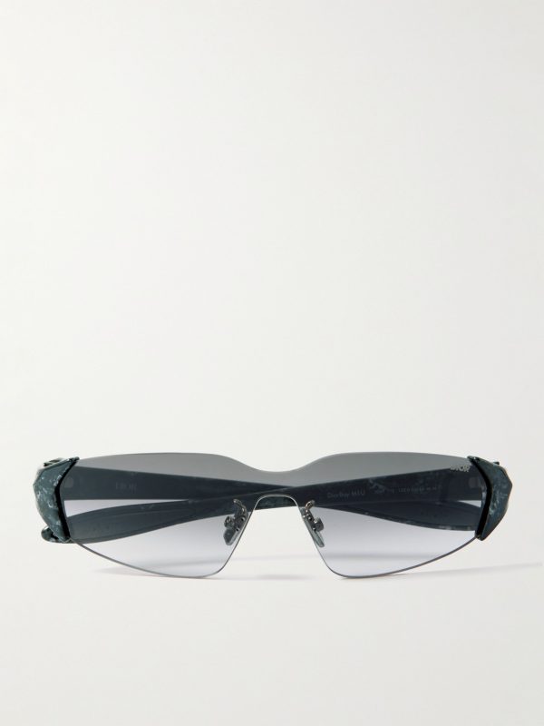 DiorBay M1U Aviator-Style Acetate Sunglasses DiorBay M1U Aviator-Style Acetate Sunglasses