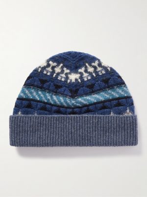 Noel Fair Isle Cashmere Beanie Noel Fair Isle Cashmere Beanie