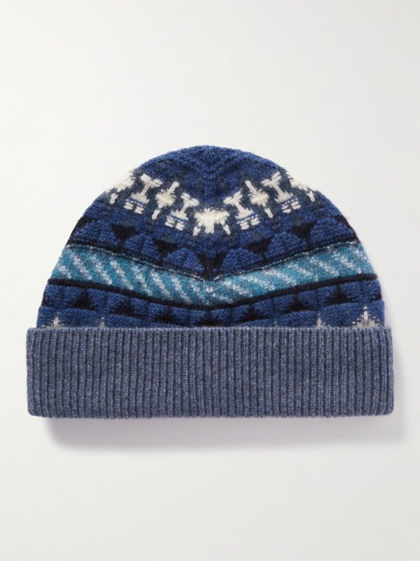 Noel Fair Isle Cashmere Beanie Noel Fair Isle Cashmere Beanie
