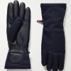 Leather-Trimmed Ski Gloves