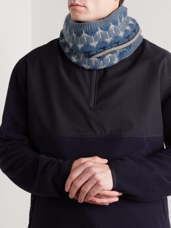 Fair Isle Cashmere Snood - OU Fair Isle Cashmere Snood - OU