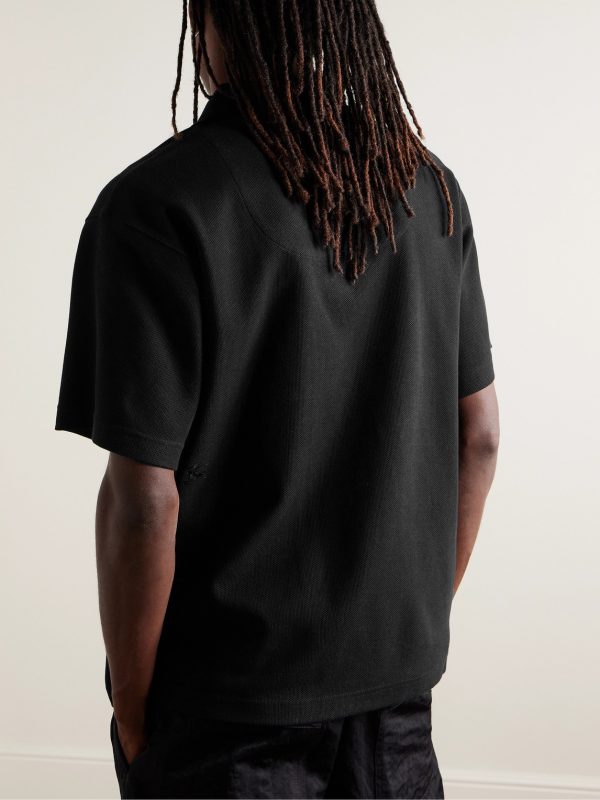 Cotton-Piqué Polo Shirt - BK