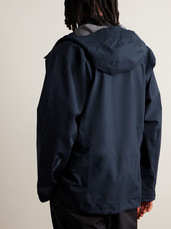 RollerCoaster Recycled Hooded Ski Jacket - BK