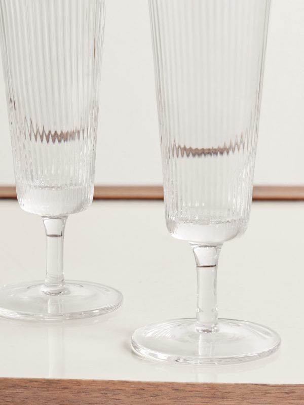 Set of Four Champagne Flutes - CU