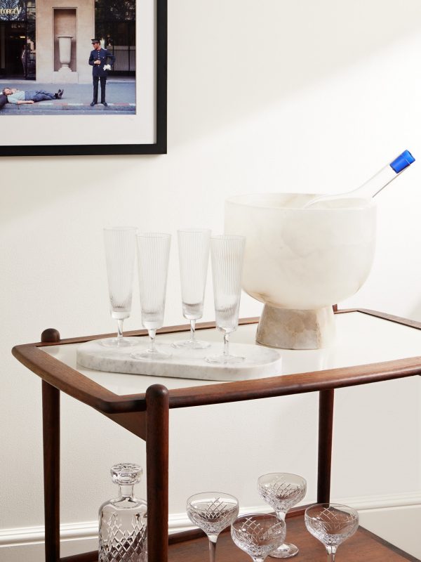Set of Four Champagne Flutes - OU