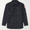 HyBridge Quilted Shell Shirt Jacket HyBridge Quilted Shell Shirt Jacket