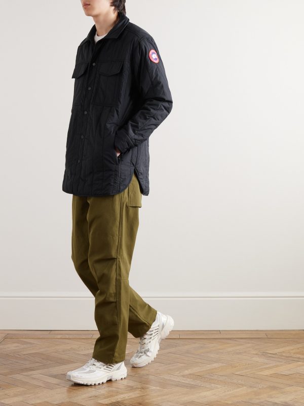 HyBridge Quilted Shell Shirt Jacket - OU HyBridge Quilted Shell Shirt Jacket - OU
