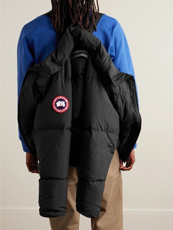 Lawrence Logo-Appliquéd Quilted Enduraluxe® Hooded Down Jacket - E2