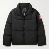 Lawrence Logo-Appliquéd Quilted Enduraluxe® Hooded Down Jacket