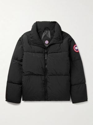 Lawrence Logo-Appliquéd Quilted Enduraluxe® Hooded Down Jacket Lawrence Logo-Appliquéd Quilted Enduraluxe® Hooded Down Jacket