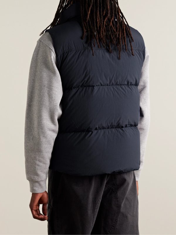 Lawrence Slim-Fit Logo-Appliquéd Quilted Enduraluxe® Down Gilet - BK Lawrence Slim-Fit Logo-Appliquéd Quilted Enduraluxe® Down Gilet - BK