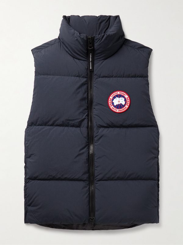 Lawrence Slim-Fit Logo-Appliquéd Quilted Enduraluxe® Down Gilet Lawrence Slim-Fit Logo-Appliquéd Quilted Enduraluxe® Down Gilet