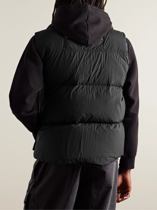 Lawrence Slim-Fit Logo-Appliquéd Quilted Enduraluxe® Down Gilet - BK Lawrence Slim-Fit Logo-Appliquéd Quilted Enduraluxe® Down Gilet - BK