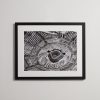 Framed 1962 Parking Lots, LA Dodgers Stadium Print, 16" x 20" Framed 1962 Parking Lots, LA Dodgers Stadium Print, 16" x 20"