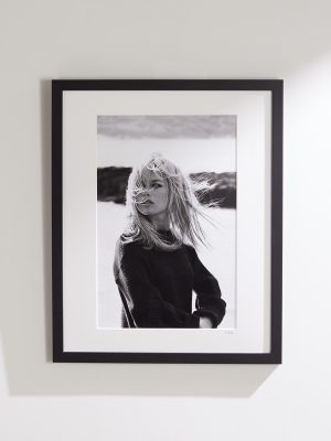 Framed 1967 Bardot Poses Print, 16" x 20" Framed 1967 Bardot Poses Print, 16" x 20"