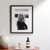 Framed 1967 Bardot Poses Print, 16" x 20" - OU