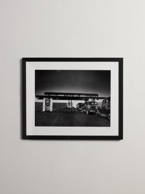 Framed 1948 Fly In, Drive in Movie Print, 16" x 20" Framed 1948 Fly In, Drive in Movie Print, 16" x 20"