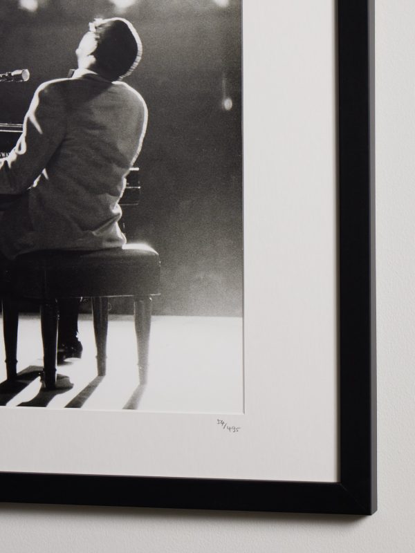Framed 1966 Ray Charles at the Piano Print, 16" x 20" - CU