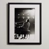 Framed 1966 Ray Charles at the Piano Print, 16" x 20"
