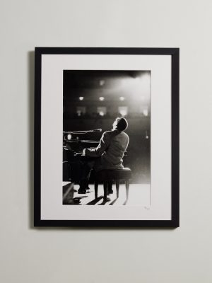 Framed 1966 Ray Charles at the Piano Print, 16" x 20" Framed 1966 Ray Charles at the Piano Print, 16" x 20"