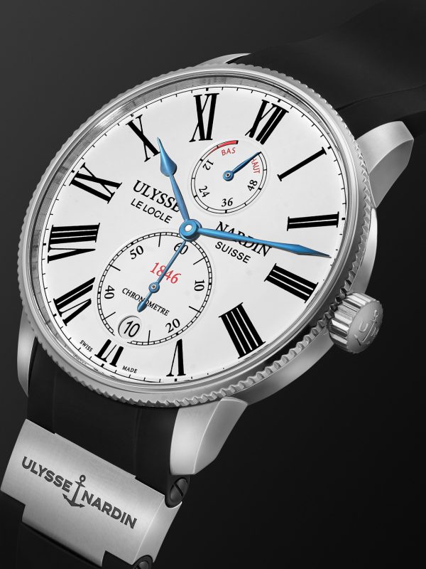Marine Torpilleur Automatic 42mm Stainless Steel and Rubber Watch, Ref. No. 1183-310-7M/40 - FR Marine Torpilleur Automatic 42mm Stainless Steel and Rubber Watch, Ref. No. 1183-310-7M/40 - FR