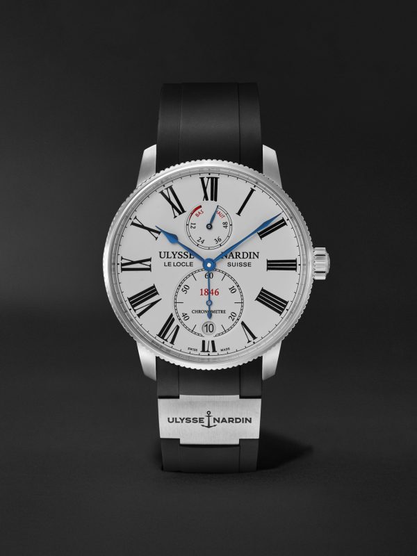 Marine Torpilleur Automatic 42mm Stainless Steel and Rubber Watch, Ref. No. 1183-310-7M/40 Marine Torpilleur Automatic 42mm Stainless Steel and Rubber Watch, Ref. No. 1183-310-7M/40