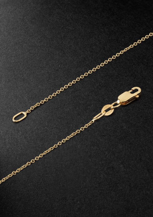 Peaceful Gold Diamond Pendant Necklace - BK Peaceful Gold Diamond Pendant Necklace - BK