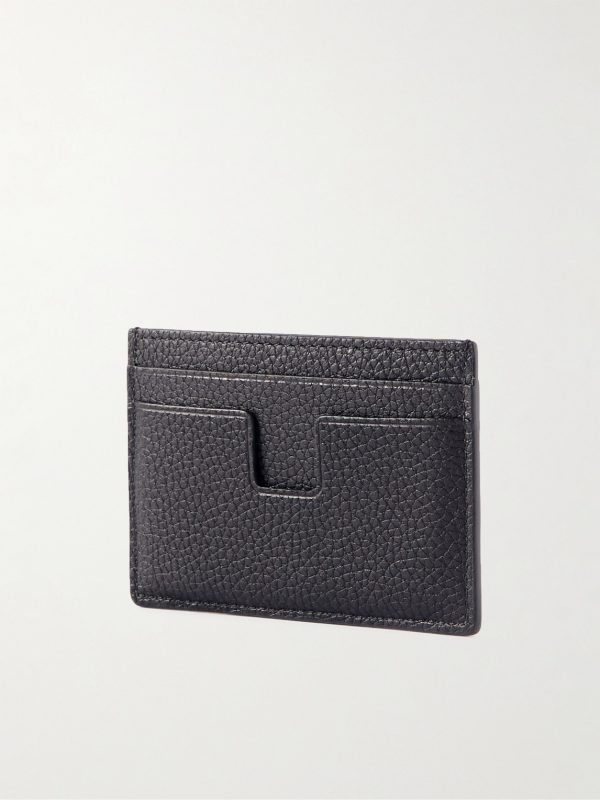 Full-Grain Leather Cardholder - BK