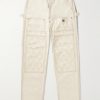 Lumber Tapered Embroidered Cotton-Canvas Cargo Trousers Lumber Tapered Embroidered Cotton-Canvas Cargo Trousers