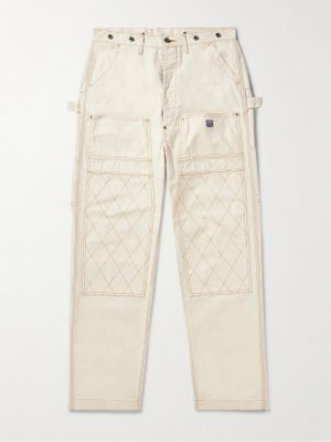 Lumber Tapered Embroidered Cotton-Canvas Cargo Trousers Lumber Tapered Embroidered Cotton-Canvas Cargo Trousers