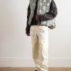 Lumber Tapered Embroidered Cotton-Canvas Cargo Trousers - OU Lumber Tapered Embroidered Cotton-Canvas Cargo Trousers - OU