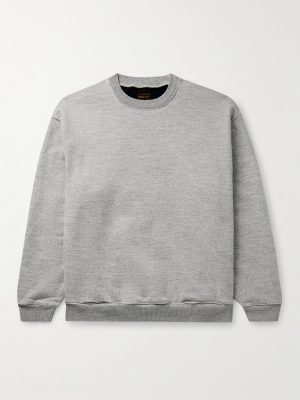 Patchwork Cotton-Blend Jersey Sweatshirt