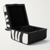 Eaton Zebra Full-Grain Leather Travel Watch Case - FR Eaton Zebra Full-Grain Leather Travel Watch Case - FR