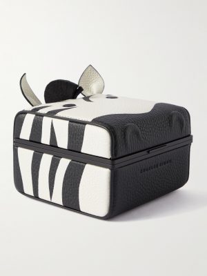 Eaton Zebra Full-Grain Leather Travel Watch Case Eaton Zebra Full-Grain Leather Travel Watch Case