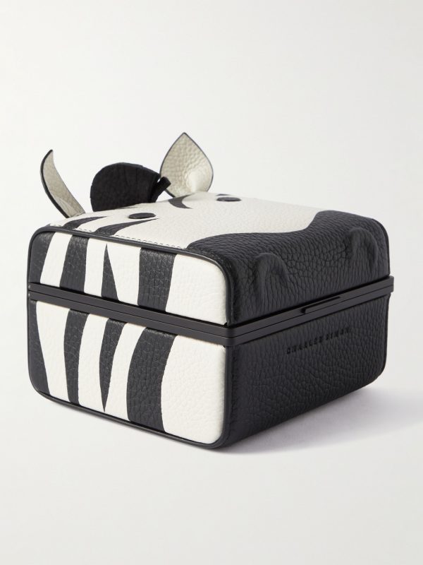 Eaton Zebra Full-Grain Leather Travel Watch Case Eaton Zebra Full-Grain Leather Travel Watch Case