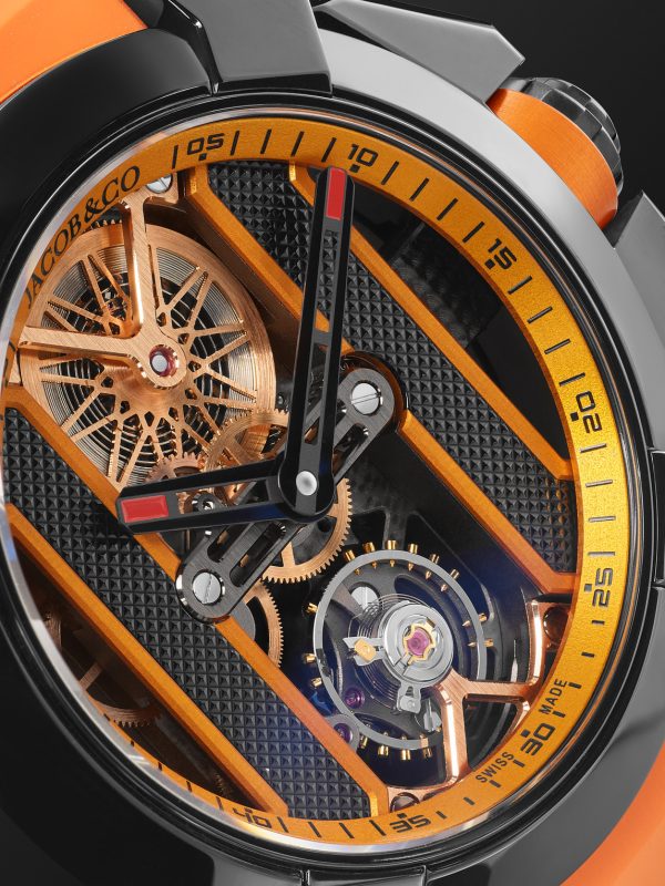 Epic X Limited Edition Hand-Wound Skeleton Chronograph 44mm DLC-Coated Stainless Steel and Rubber Watch, Ref. No. EX120.11.AI.AA.ABRUA - CU Epic X Limited Edition Hand-Wound Skeleton Chronograph 44mm DLC-Coated Stainless Steel and Rubber Watch, Ref. No. EX120.11.AI.AA.ABRUA - CU