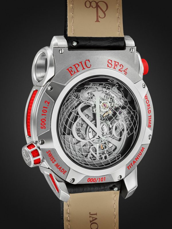 Epic SF24 Racing Limited Edition Automatic 45mm Titanium and Leather Watch, Ref. No ES101.20.NS.YR.ABVEA - BK