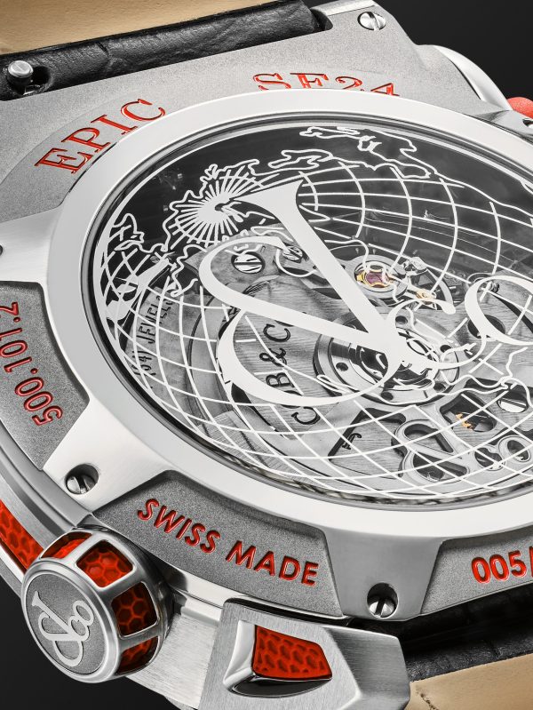 Epic SF24 Racing Limited Edition Automatic 45mm Titanium and Leather Watch, Ref. No ES101.20.NS.YR.ABVEA - E1