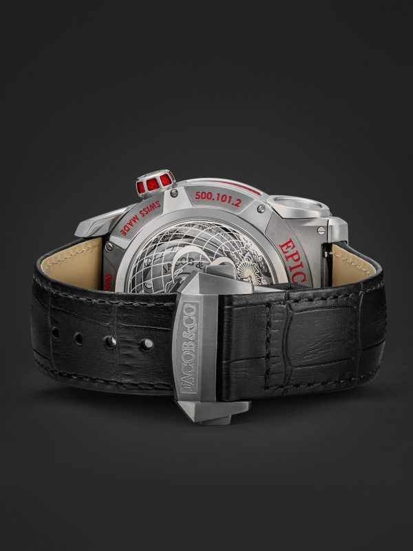 Epic SF24 Racing Limited Edition Automatic 45mm Titanium and Leather Watch, Ref. No ES101.20.NS.YR.ABVEA - E2