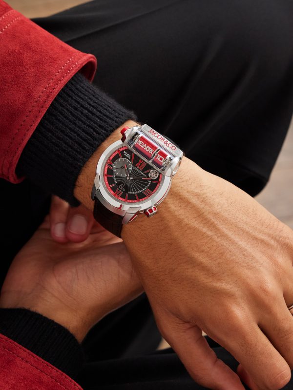 Epic SF24 Racing Limited Edition Automatic 45mm Titanium and Leather Watch, Ref. No ES101.20.NS.YR.ABVEA - OU