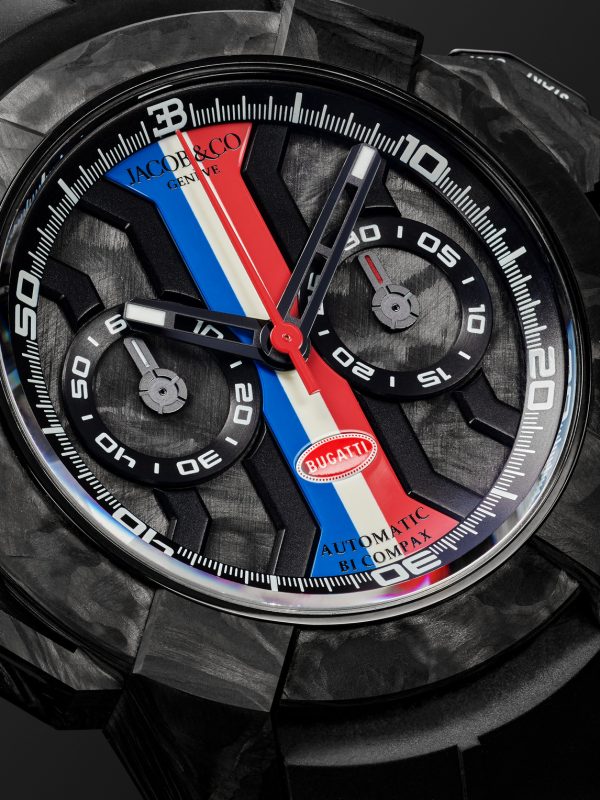 + Bugatti Epic X Limited Edition Automatic Chronograph 47mm Carbon Fibre, Titanium and Rubber Watch, Ref. No. EC333.29.AA.AA.A - CU + Bugatti Epic X Limited Edition Automatic Chronograph 47mm Carbon Fibre, Titanium and Rubber Watch, Ref. No. EC333.29.AA.AA.A - CU