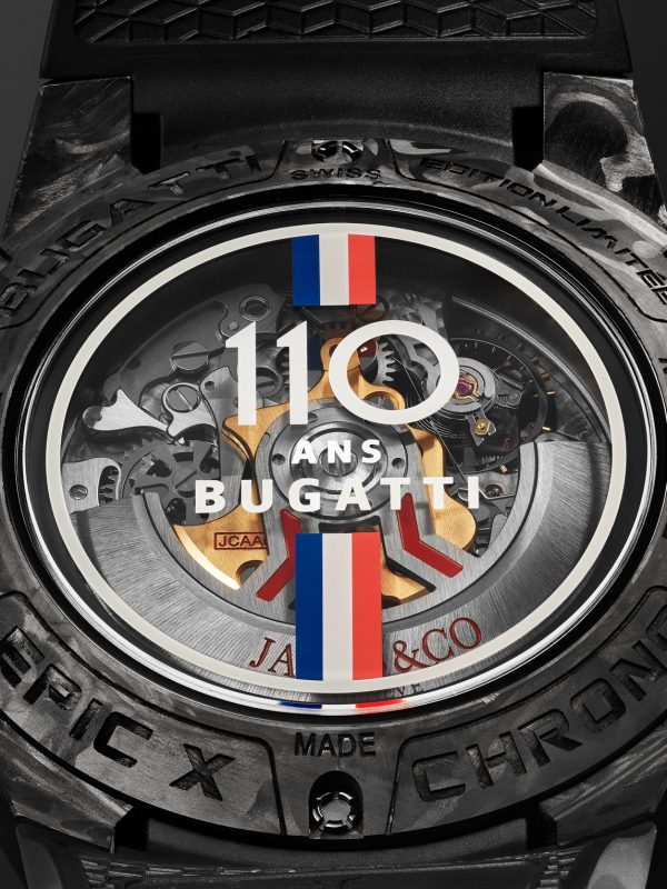 + Bugatti Epic X Limited Edition Automatic Chronograph 47mm Carbon Fibre, Titanium and Rubber Watch, Ref. No. EC333.29.AA.AA.A - E1 + Bugatti Epic X Limited Edition Automatic Chronograph 47mm Carbon Fibre, Titanium and Rubber Watch, Ref. No. EC333.29.AA.AA.A - E1