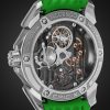 Epic X Limited Edition Hand-Wound Skeleton Chronograph 44mm Titanium and Rubber Watch, Ref. No. EX110.20.AA.AC.ABRUA - BK Epic X Limited Edition Hand-Wound Skeleton Chronograph 44mm Titanium and Rubber Watch, Ref. No. EX110.20.AA.AC.ABRUA - BK