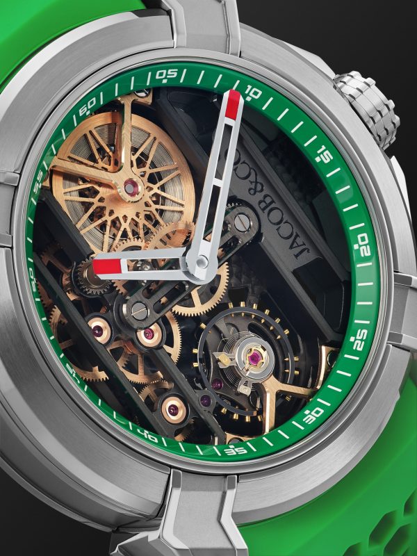 Epic X Limited Edition Hand-Wound Skeleton Chronograph 44mm Titanium and Rubber Watch, Ref. No. EX110.20.AA.AC.ABRUA - CU Epic X Limited Edition Hand-Wound Skeleton Chronograph 44mm Titanium and Rubber Watch, Ref. No. EX110.20.AA.AC.ABRUA - CU