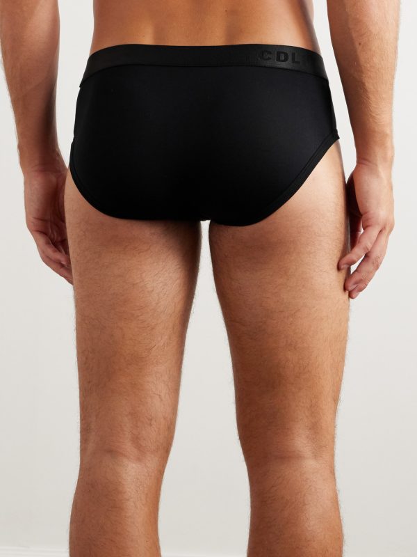 Three-Pack Stretch-Lyocell Briefs - BK